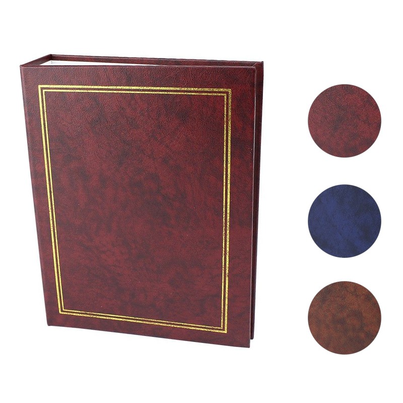 Album foto Clasic, 200 poze format 10x15, tip carte, contur auriu Maro inchis - imagine 12
